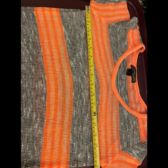 Orange and Grey Top - Picture 5 of 5